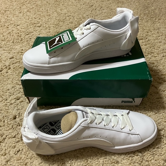 NWT and NIB Women’s Puma Basket Bow (heel) Sneakers - Picture 2 of 6